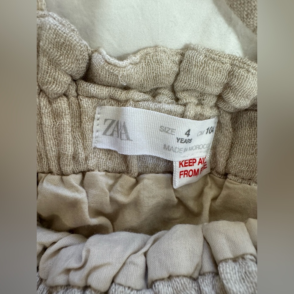 NWOT Zara overalls size 4 - Picture 4 of 4
